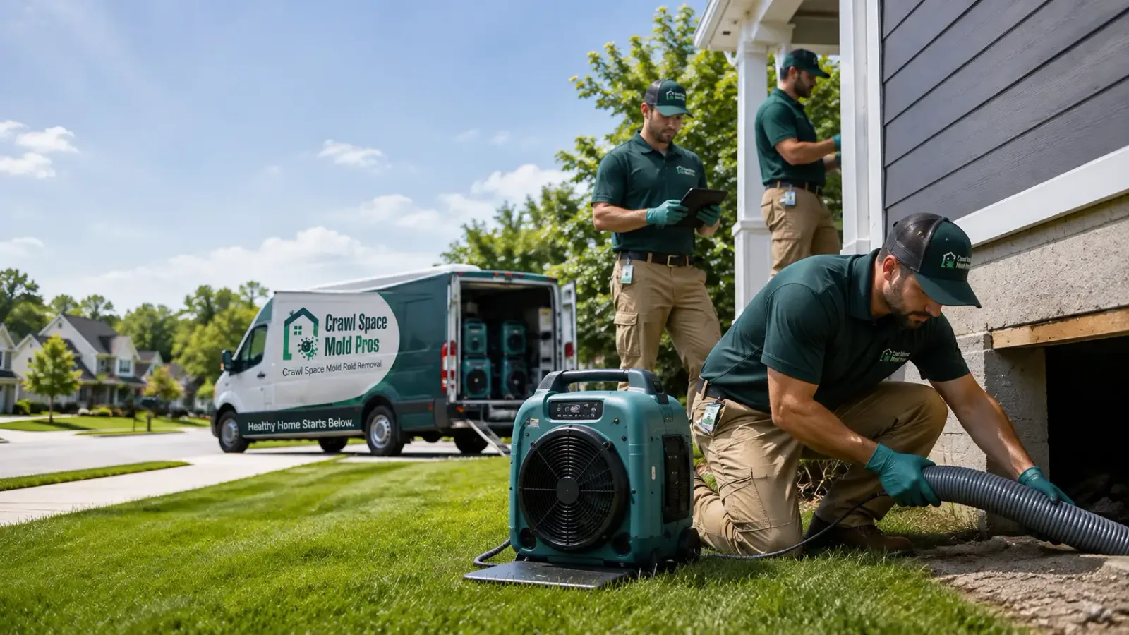 Crawl Space Mold Removal in Shavertown, PA